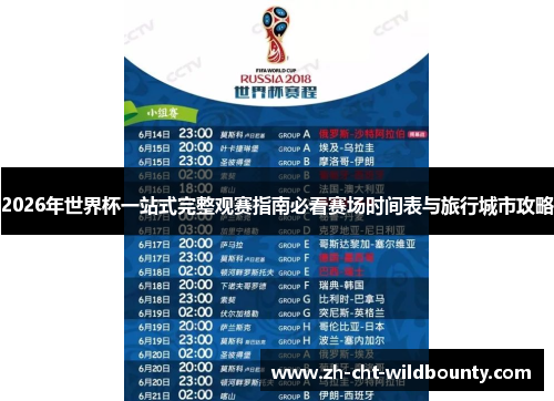 2026年世界杯一站式完整观赛指南必看赛场时间表与旅行城市攻略
